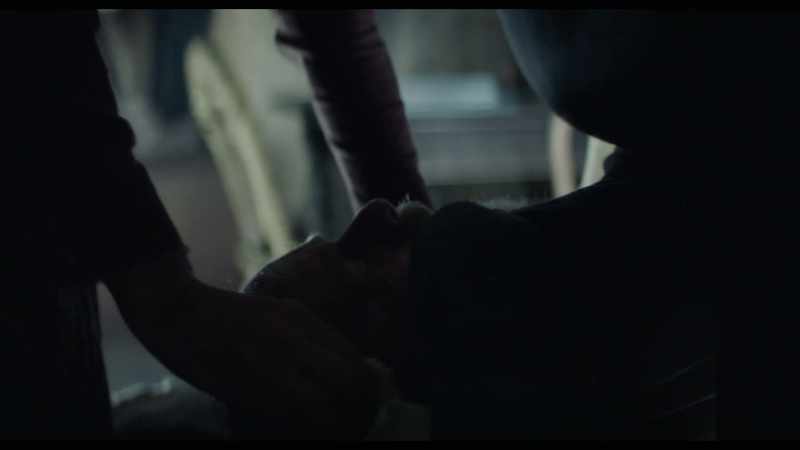 [PRIEST GRUNTS] -Hold him. Hold him. Hold him