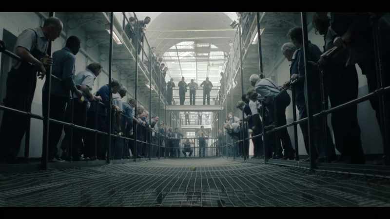 [prisoner #3] Come on, up here. Paddy whore!