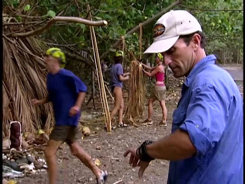 >> PROBST: 45 seconds. >> Where's their knives?