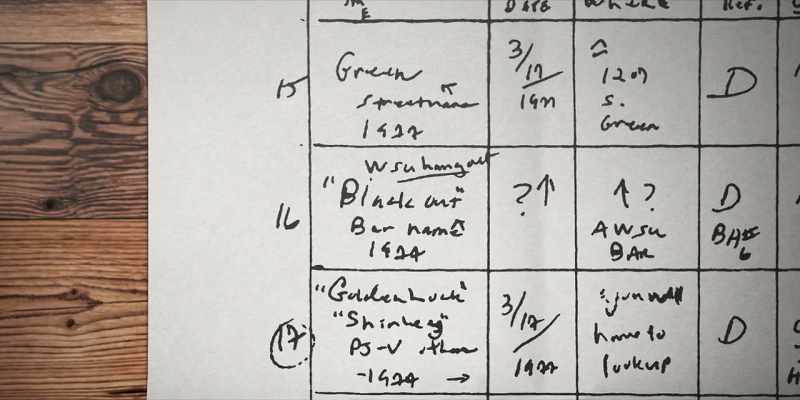 Project 16 on the project list
