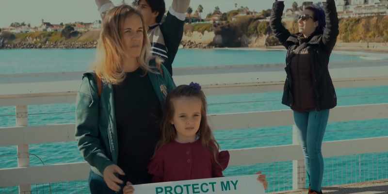 Protect our children, and let them see a sky that is blue