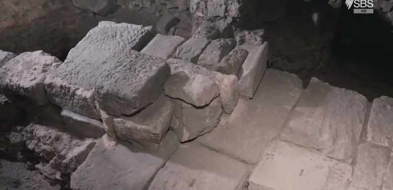 Protected behind its tall ramparts