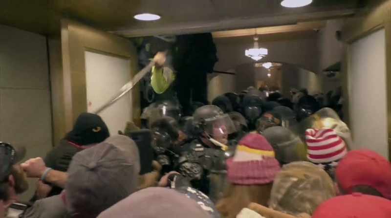 Protester (screams): Stop it! Stop it!