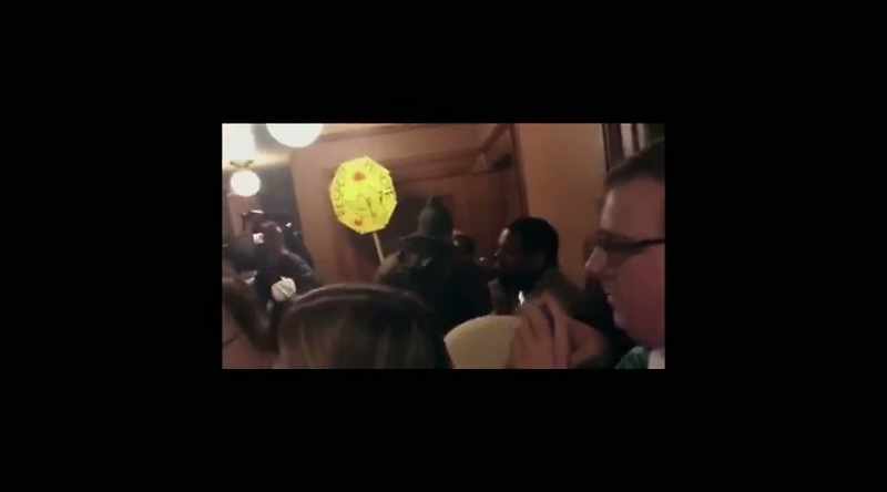 Protesters: (chanting) Respect our vote