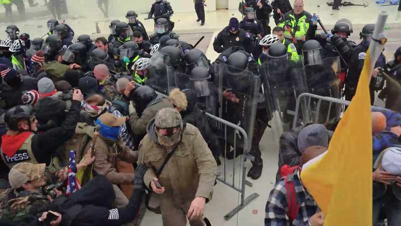 [protestor] What are you going to do when we defend our Constitution