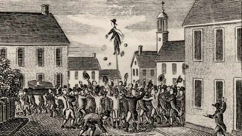 Protests sprang up in every colony