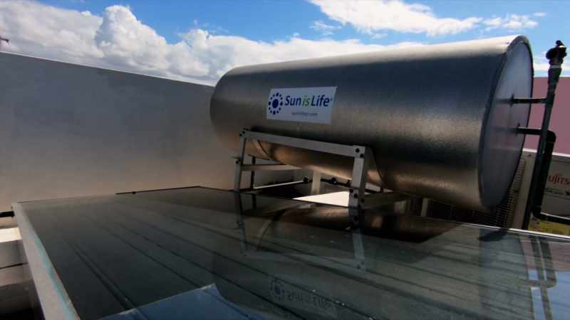 Providing water, electricity to charge batteries