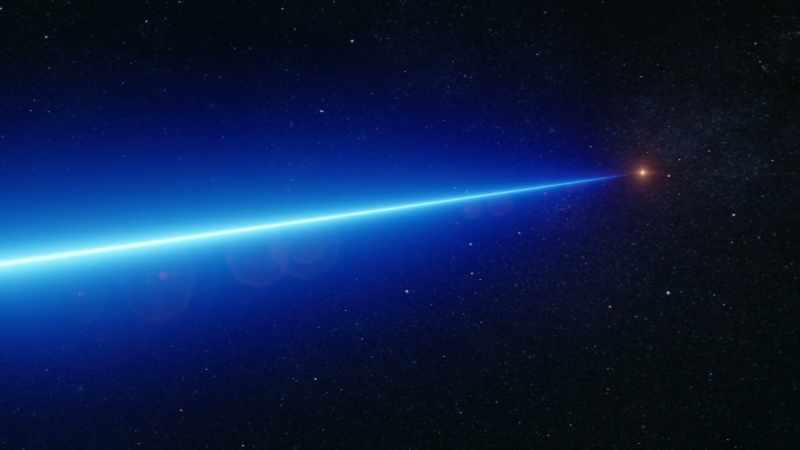 Proxima Centauri is four light-years away