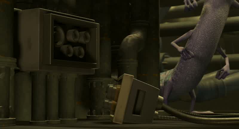 PsstFungus FungusYou like cars huh'Cause I got a really nice carIf you let me go I'll give youa ride in the carPlease FungusI'm sorry Wazowski but Randall saidI'm not allowed to fraternize with