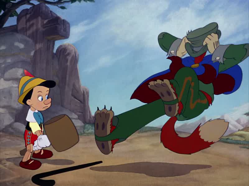 Psst! Pinoke! Psst! Pinoke! Over here. - Over here. - Oh,Jiminy! - I'm going to be an actor. - All r