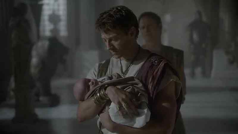 Publicly, Caligula is absolutely thrilled that now he has this daughter
