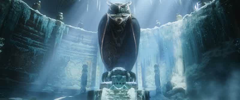 Puerta de búho enorme, búho enorme