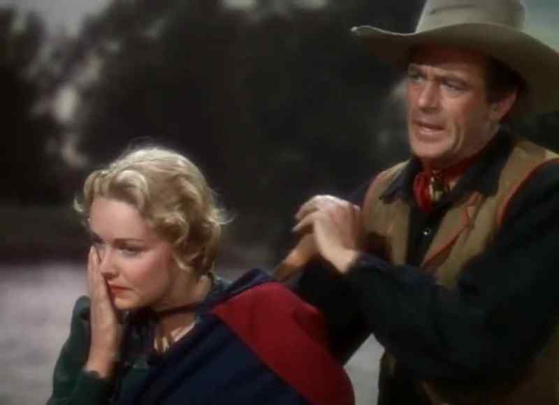 Pull into shore Tod, then take April down to lrvine's camp