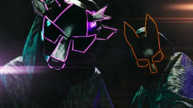 �� Pull up in these masks and we be ♪