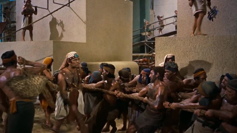 Pull! - You'll kill her! Stop the stone!
