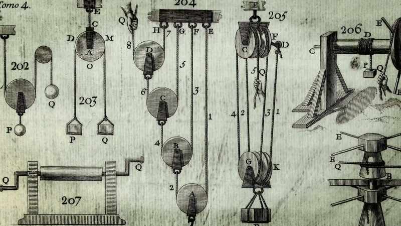 Pulleys had been invented by the greeks, if not before