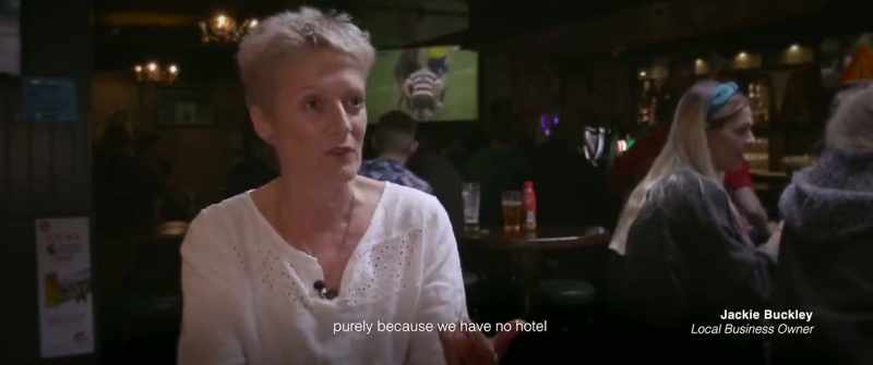 Purely because we have no hotel