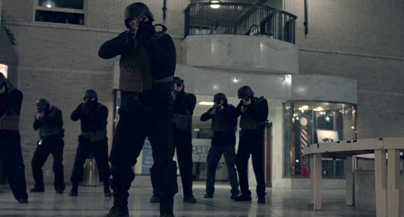 Put down your weapons or we will shoot