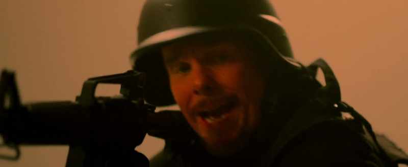 Put 'em up! - [Whimpers]