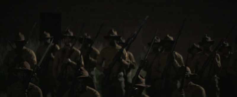 Put your goddamn guns down, we'll let you live. You hear?