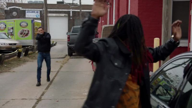 Put your hands against the car