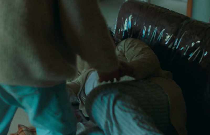 Put your pants on. - (MUMBLES)