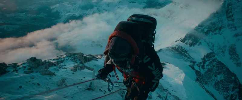 Putting the abseil line, flying the drones