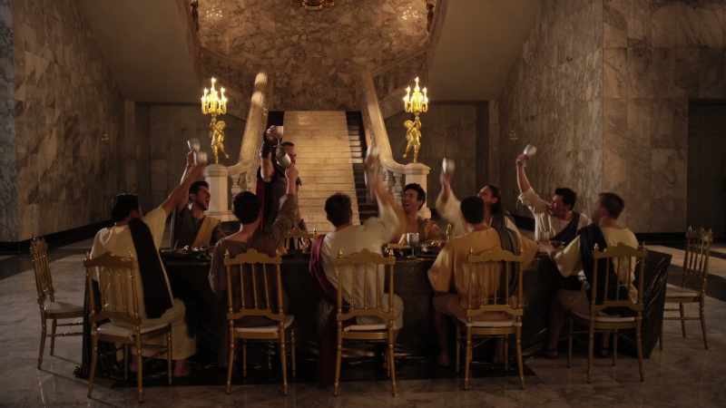 Queen, come and serve us, the best remaining men!