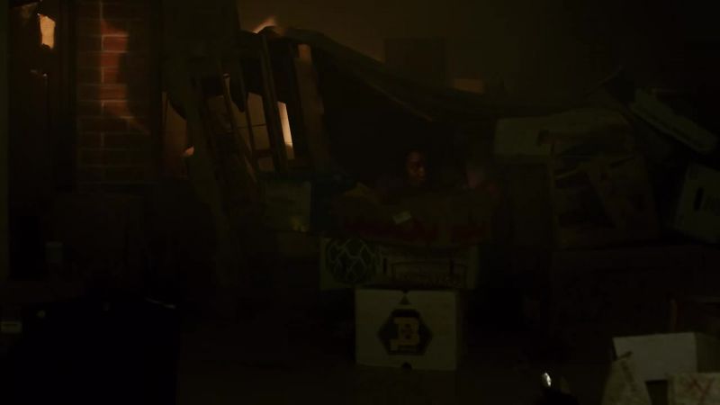 Quick. Come here. [shushing] We're playing hide and seek