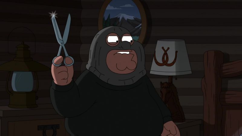(quietly): Let's see how popular you are when I cut off your mustache
