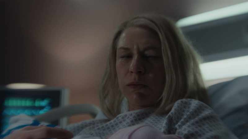 Rachel looked down and knew