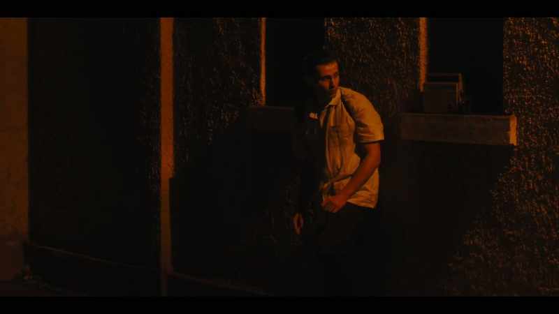 (radio playing) -(walkie-talkie static, chatter)