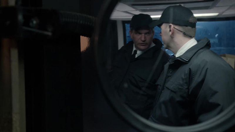 Radio the lab. Tell them we have a breach. Code White