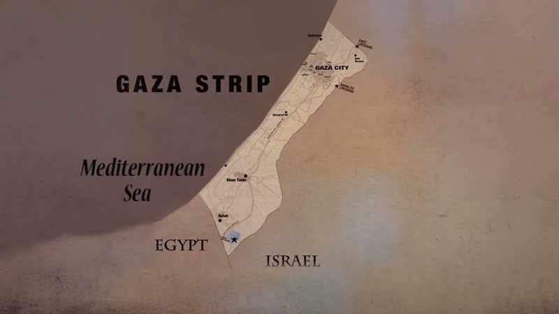 Rafah, the town on the border between Israel and Egypt