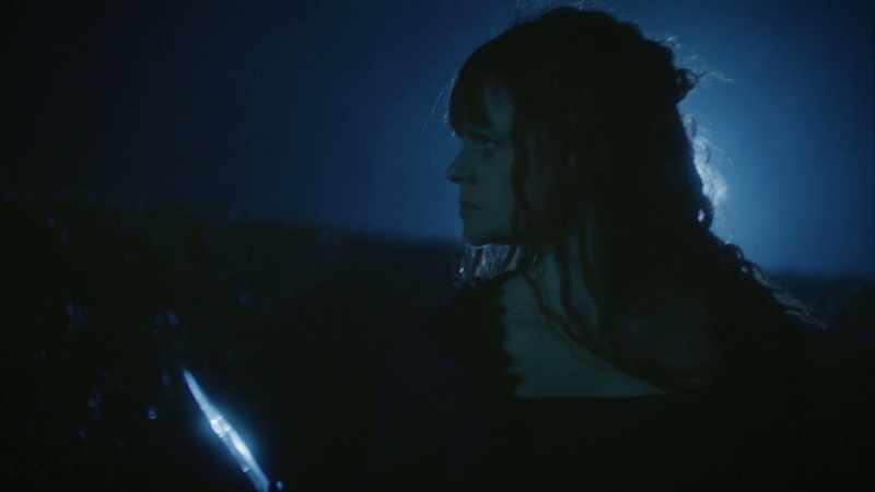 [rain falling and thunder]