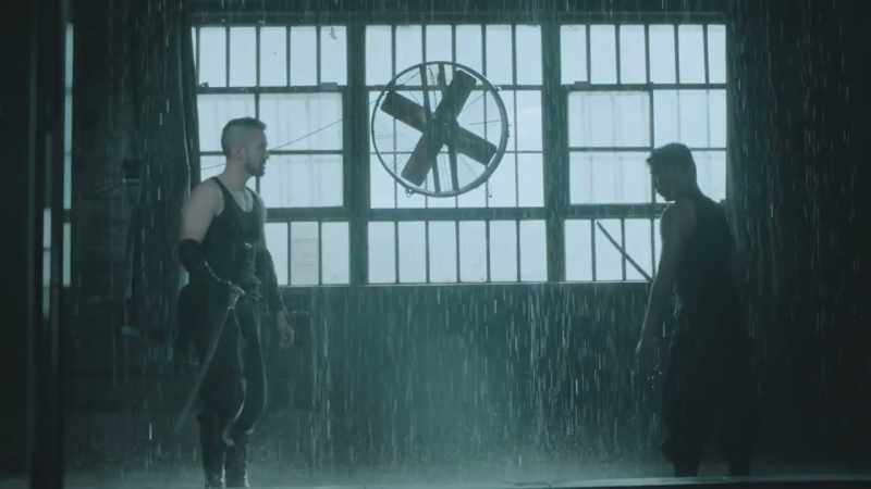 (rain pattering) (soft foreboding music)