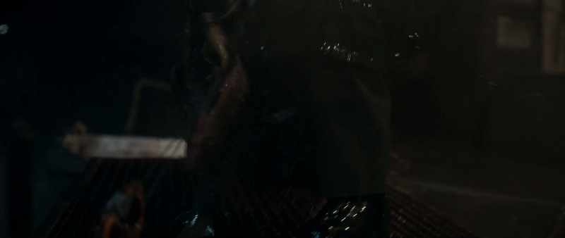 (rain splattering)
