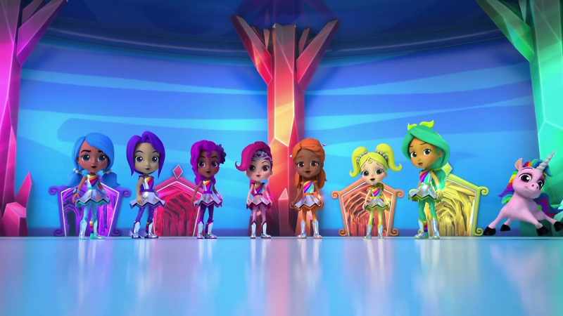 Rainbow Rangers, one and all, ready for Kalia's call!