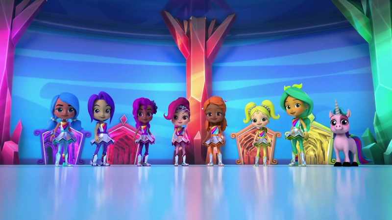 Rainbow Rangers, one and all, ready for Kalia's call!