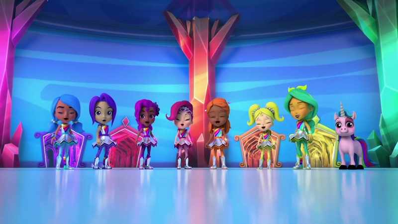 Rainbow Rangers, one and all, ready for Kalia's call!
