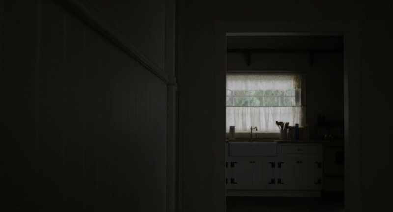 [raindrops pattering]