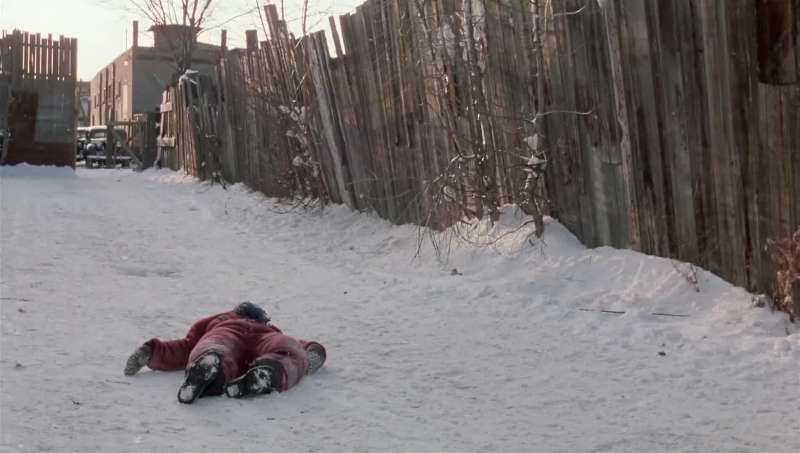 Randy lay there like a slug