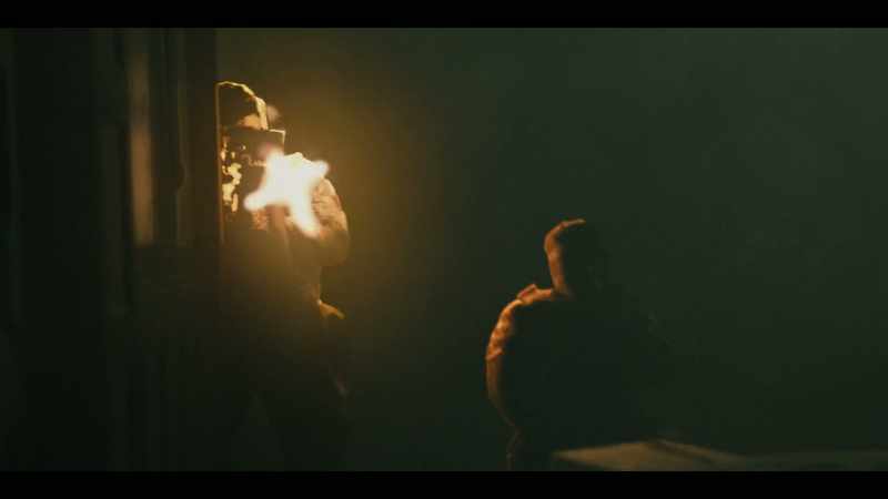 �(rapid machine gun fire) ‐(women screaming)