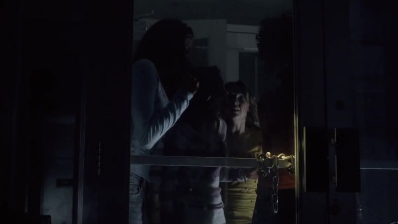 [Rattles] [Sara] We're trapped in here
