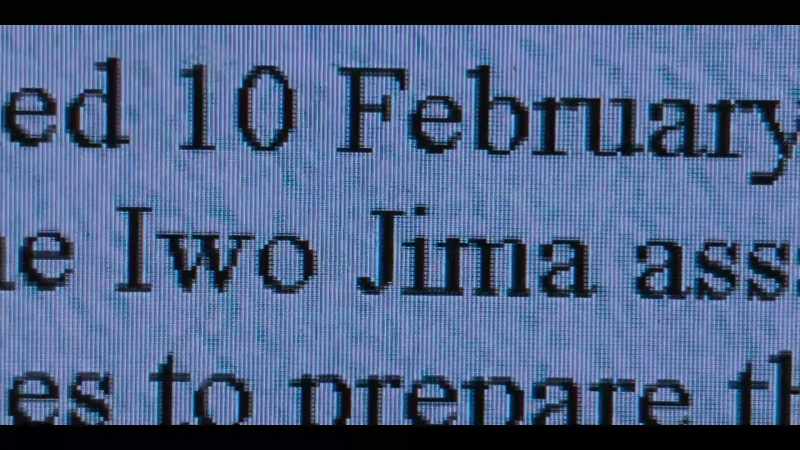 Read the report, the ship had been at Iwo Jima