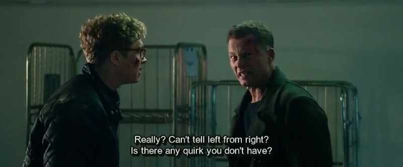 Really? Can't tell left from right? ls there any quirk you don't have?