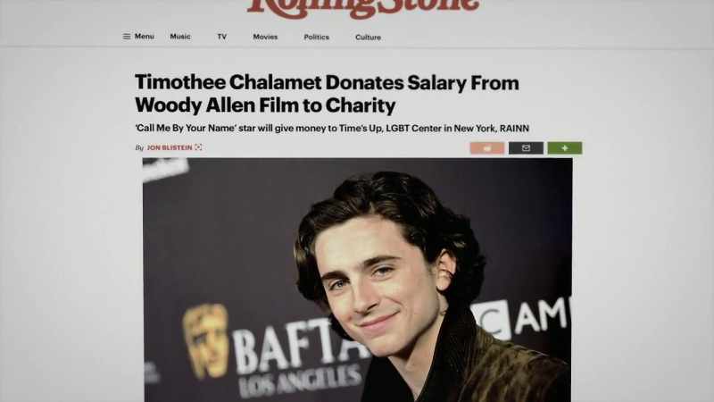 Rebecca Hall and Timothée Chalamet