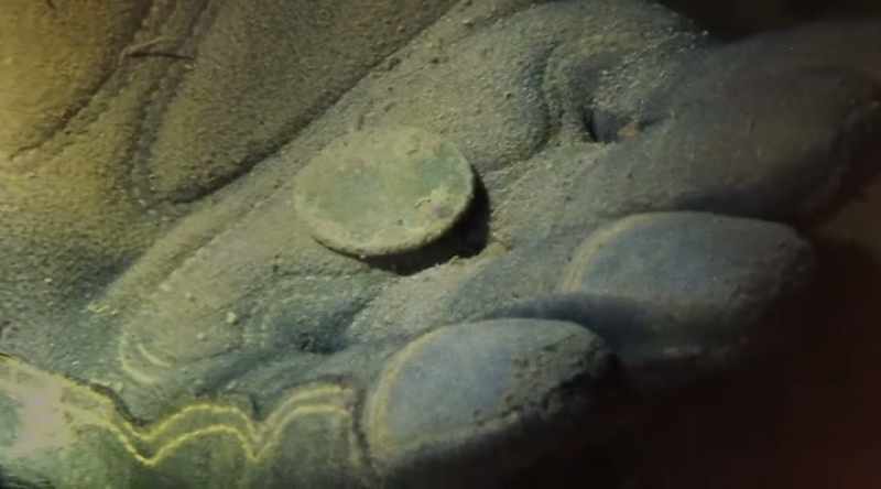 Recently, they unearthed two coins
