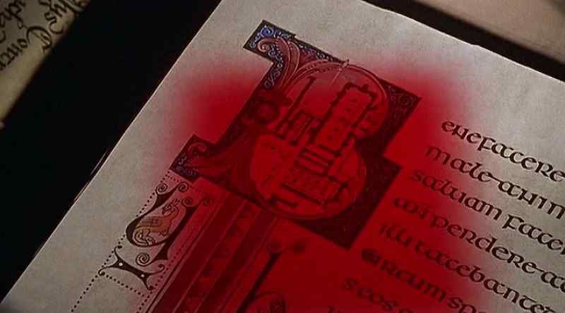 Red light cancels out the red ink