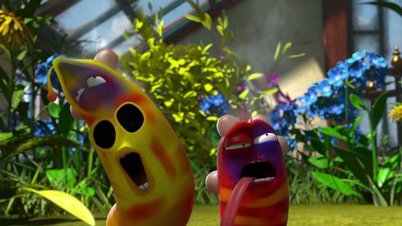 [Red and Yellow screaming]